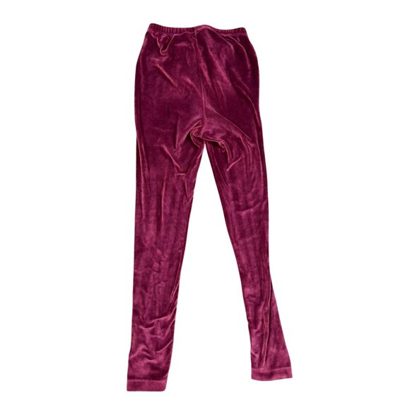 Old Navy Velvet 2 Piece Lounge Set in Red Raspberry Size Small/Medium - Picture 7 of 7